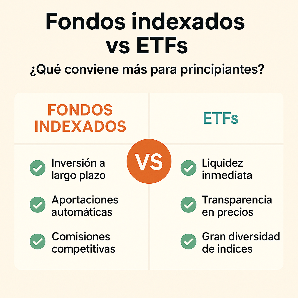 Fondos indexados vs ETFs