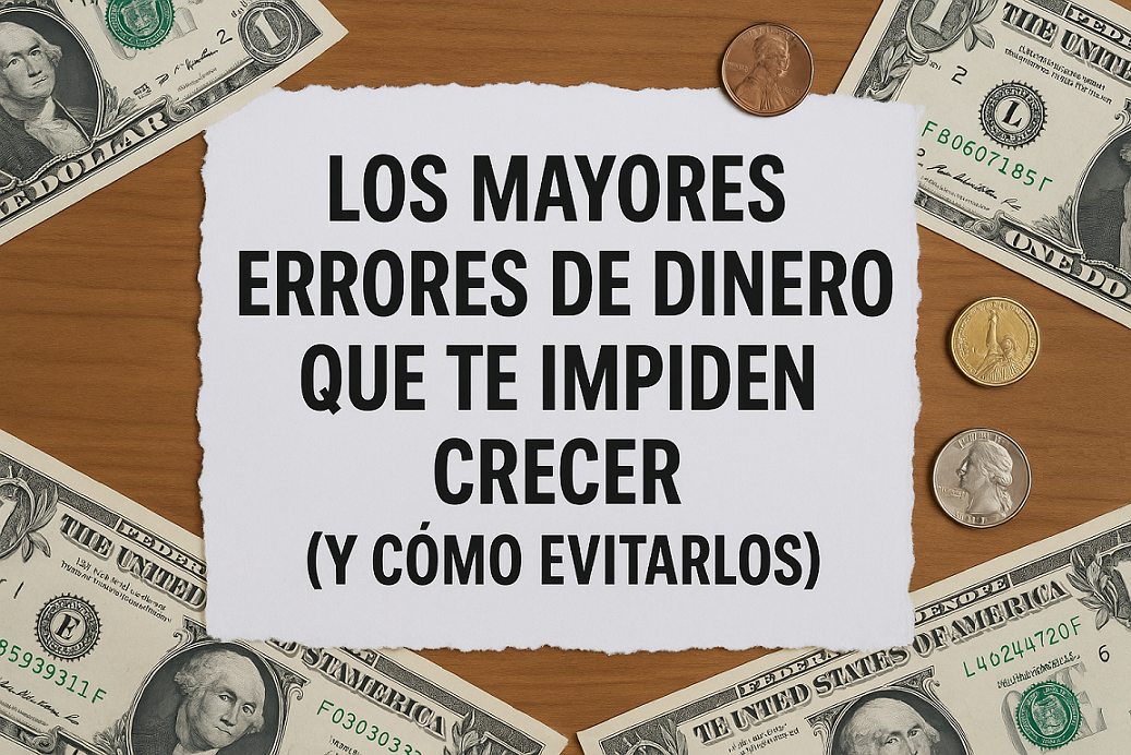 Los mayores errores de dinero que te impiden crecer